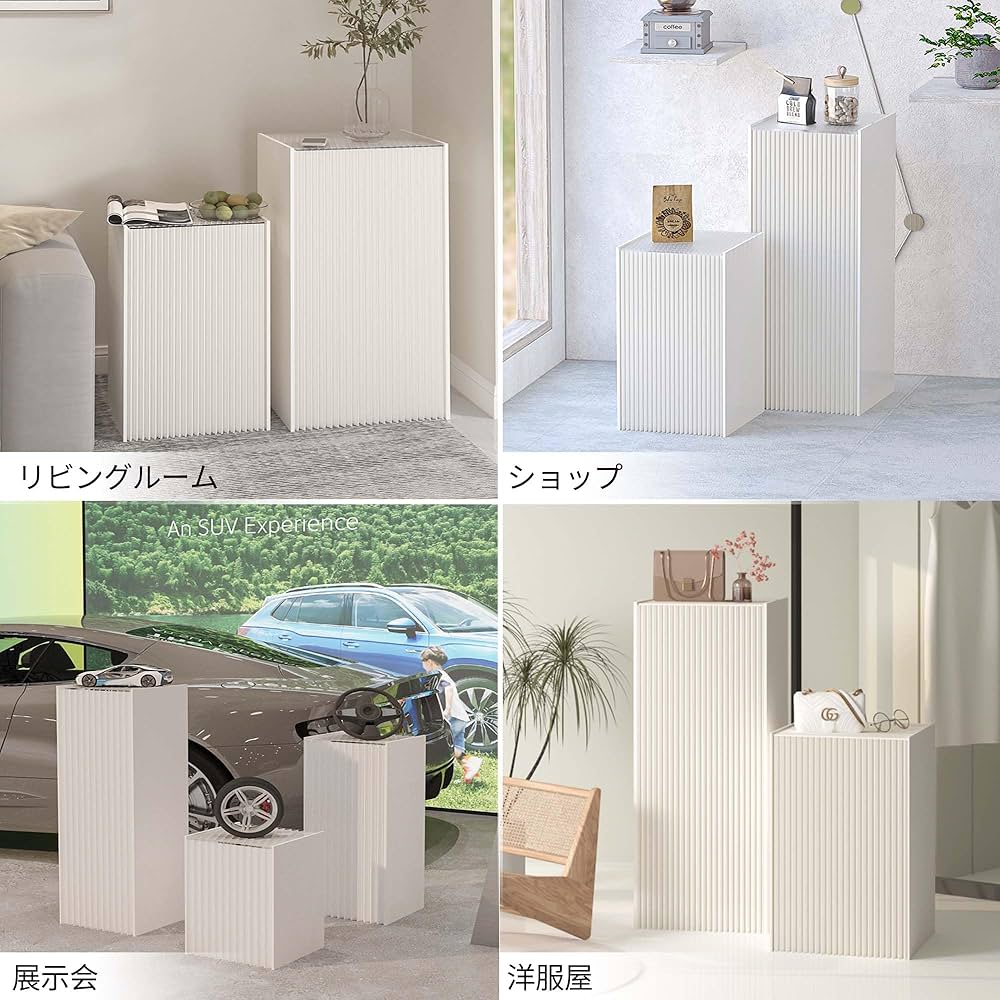 ディスプレイラック 展示台 陳列台 組立不要 折りたたみ長さ2-3ｍ高さ78㎝ ディスプレイラック 展示台 陳列台 組立不要 折りたたみ長さ2